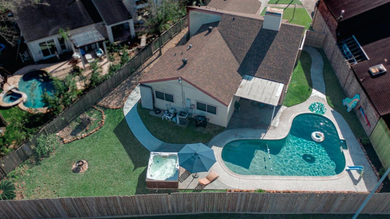 1976Houstongem Luminous Pvtpool & Hottub Dt20Mins For Lrg Families 6Beds 2Bath Villa Luaran gambar