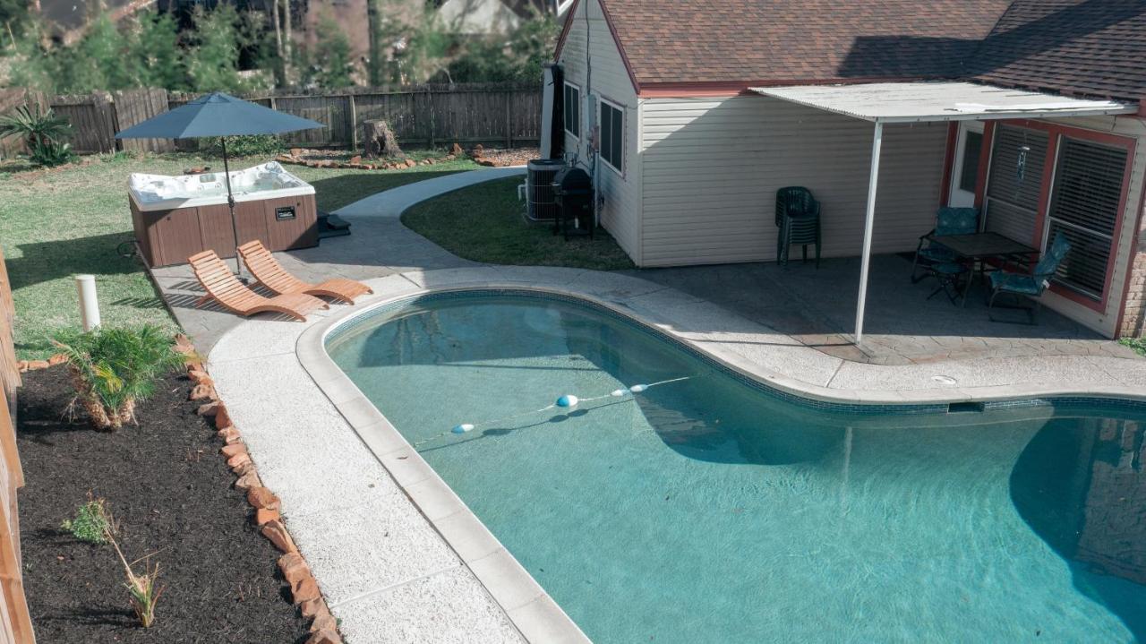 1976Houstongem Luminous Pvtpool & Hottub Dt20Mins For Lrg Families 6Beds 2Bath Villa Luaran gambar